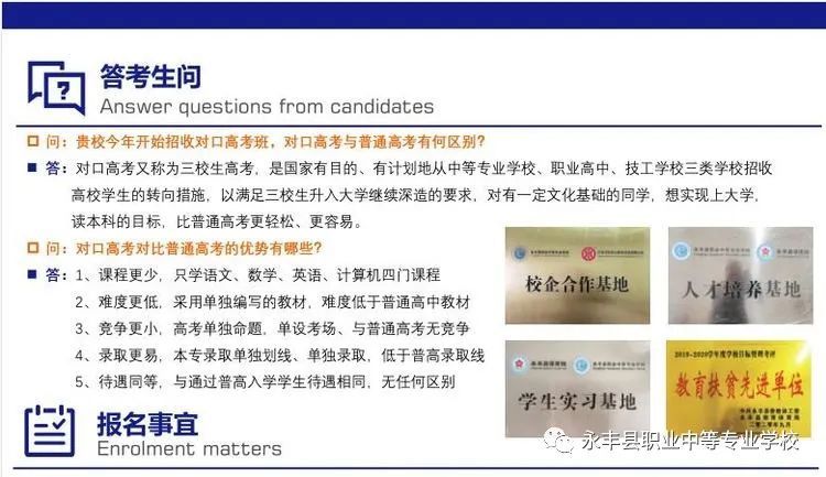 2021年永丰职业中等专业学校招生简章(3) 2021年永丰职业中等专业学校招生简章(3)
