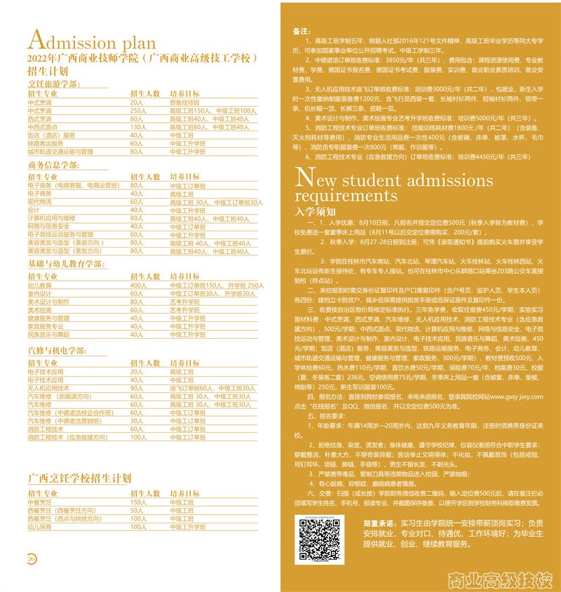 2022年广西商业技师学院(广西商业高级技工学校)招生简章(13) 2022年广西商业技师学院(广西商业高级技工学校)招生简章(13)