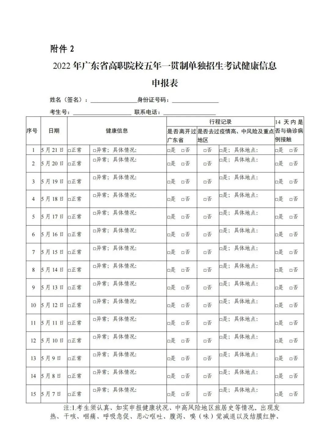 2022年广东省五年一贯制单独招生考试定于5月21日进行(4) 2022年广东省五年一贯制单独招生考试定于5月21日进行(4)